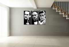 E-shop Ručne maľovaný POP Art obraz GODFATHER 150x100 cm