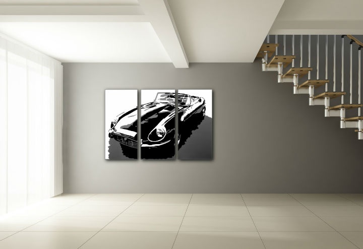 E-shop Ručne maľovaný POP Art obraz JAGUAR
