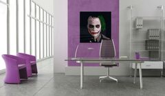 E-shop Ručne maľovaný POP Art obraz JOKER 100x100 cm