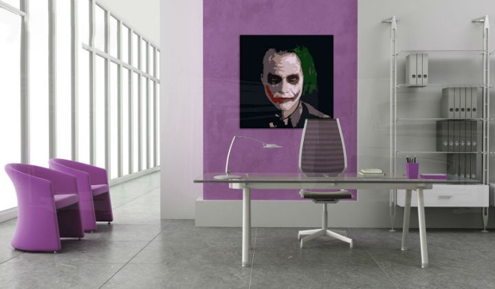E-shop Ručne maľovaný POP Art obraz JOKER jok