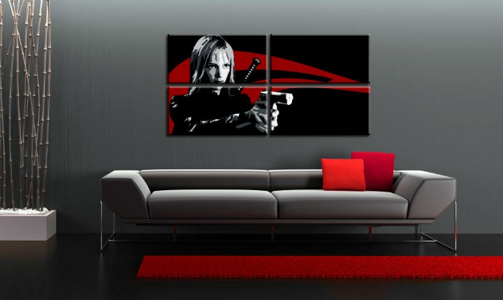 E-shop Ručne maľovaný POP Art obraz Kill Bill