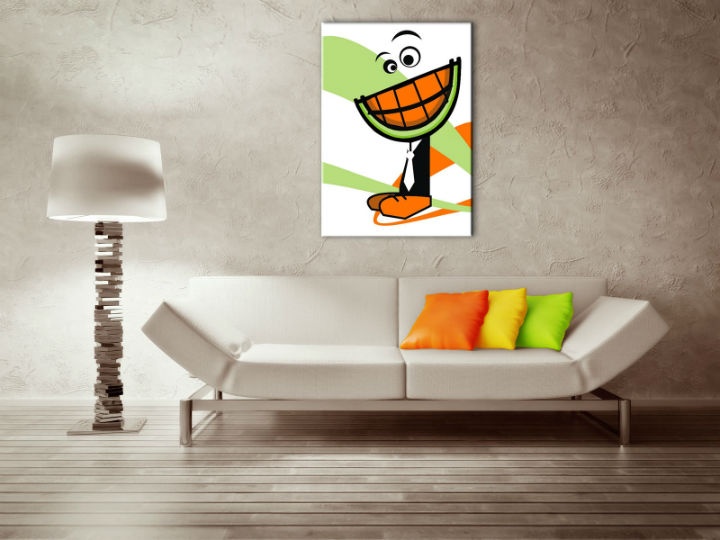 E-shop Ručne maľovaný POP Art obraz MELON
