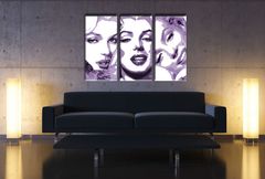E-shop Ručne maľovaný POP Art obraz Marilyn Monroe 120x80 cm
