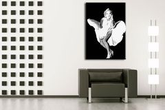 E-shop Ručne maľovaný POP Art obraz Marilyn Monroe 80x100 cm