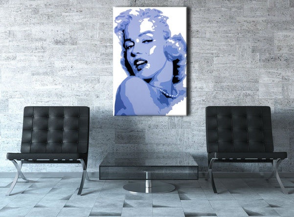 E-shop Ručne maľovaný POP Art obraz Marilyn Monroe mon