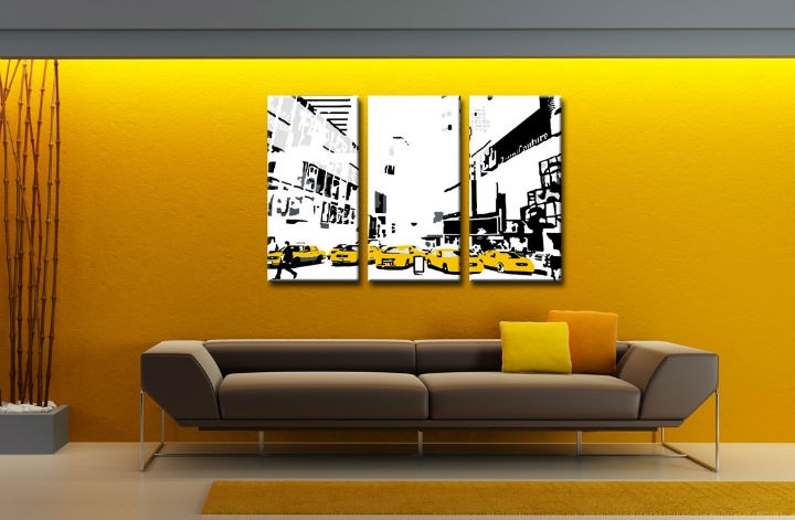 E-shop Ručne maľovaný POP Art obraz NEW YORK