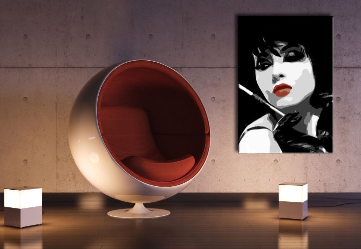 E-shop Ručne maľovaný POP Art obraz Pop woman