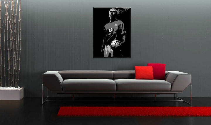E-shop Ručne maľovaný POP Art obraz Paul Scholes