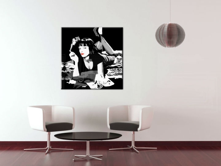 E-shop Ručne maľovaný POP Art obraz PULP FICTION pulp6