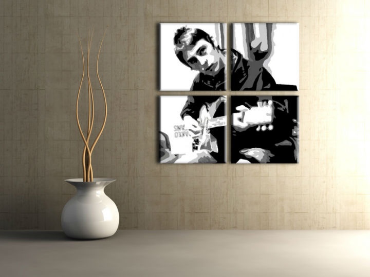 E-shop Ručne maľovaný POP Art obraz Paul Weller