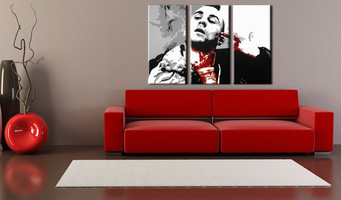 E-shop Ručne maľovaný POP Art obraz Taxi Driver 3 dielny taxi
