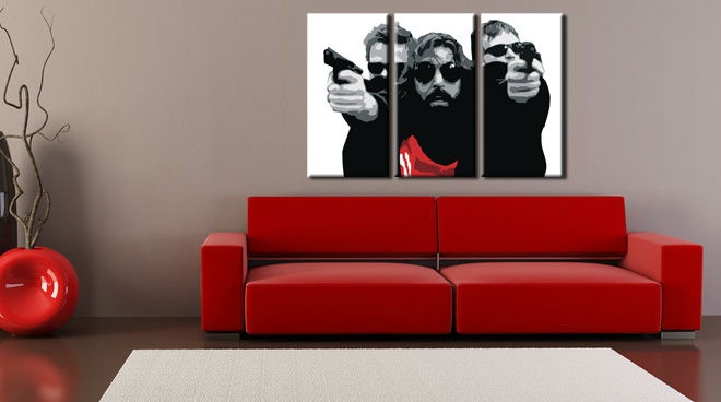 E-shop Ručne maľovaný POP Art obraz The bondock saint
